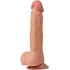 Реалистичный вибратор Real с пультом телесного цвета фото 7