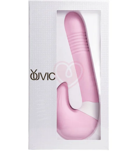 Вибратор 2в1 Youvic розовый фото 2