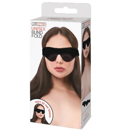 Чёрная мягкая маска на глаза Unisex Blindfold фото 3