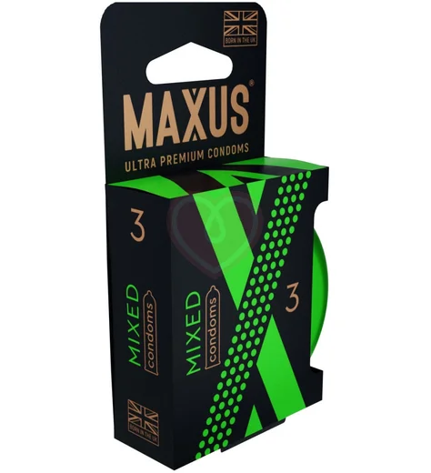 Набор презервативов Maxus Mixed 3 штуки с кейсом фото 3