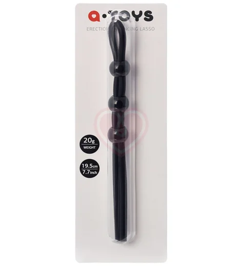 Эрекционное лассо с тремя бусинами ToyFa A-Toys фото 3