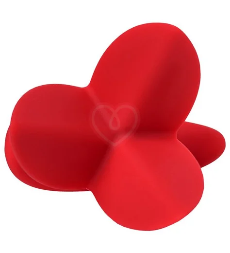 Расширяющая анальная пробка ToDo Flower красная фото 3