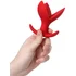 Расширяющая анальная пробка ToDo Flower красная фото 4