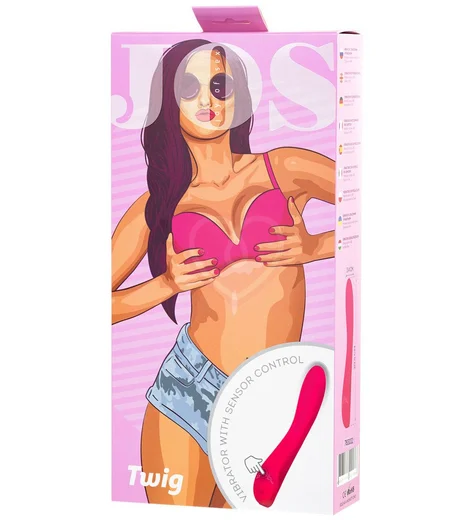 Вибратор для зоны G JOS Twig розовый фото 5