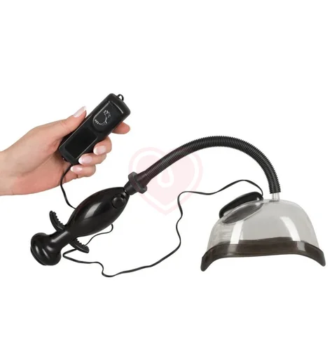 Вакуумная помпа с вибрацией Vibrating Vagina Sucker фото 2