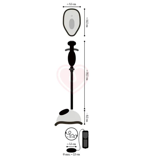 Вакуумная помпа с вибрацией Vibrating Vagina Sucker фото 4