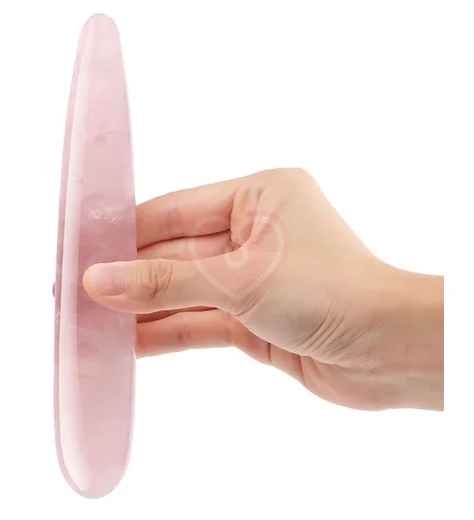 Тонкий фаллоимитатор Le Wand Crystal Slim Wand розовый кварц фото 2