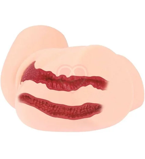 Мастурбатор с вагиной и анусом Kokos 3D Samanda с двойным слоем фото 4