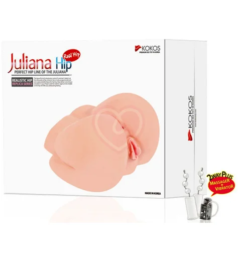 Мастурбатор округлая попка с вагиной и анусом Kokos Juliana с вибрацией фото 2