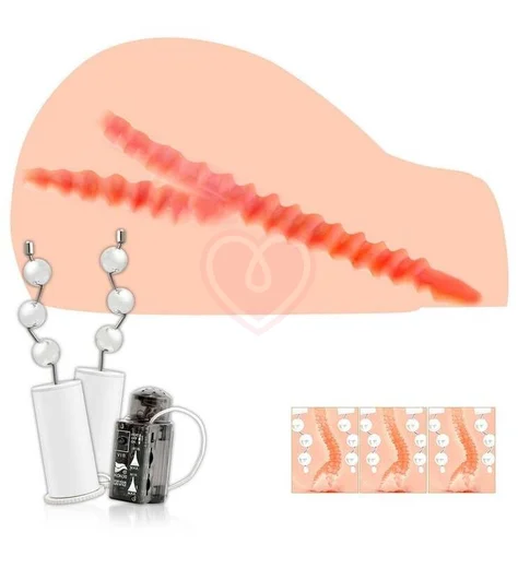 Мастурбатор округлая попка с вагиной и анусом Kokos Juliana с вибрацией фото 4