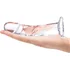 Реалистичный стеклянный фаллоимитатор Glas Curved Realistic прозрачный фото 4