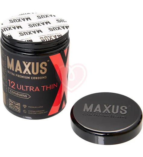 Набор ультратонких презервативов Maxus Ultra Thin X-Edition 12 шт с кейсом фото 2