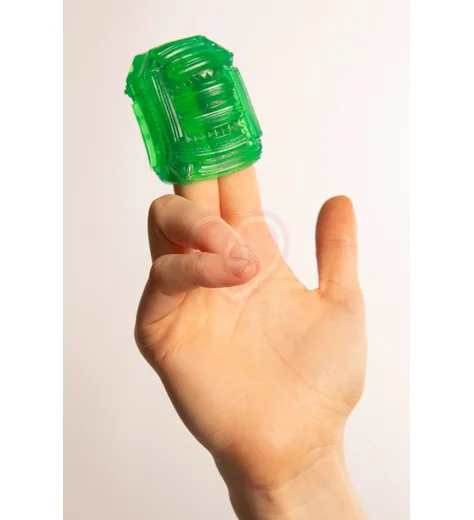 Мини мастурбатор Tenga Uni Emerald зелёный фото 9