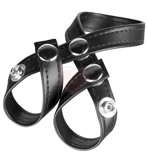 Кожаный разделитель мошонки 8 Style Ball Divider фото 3