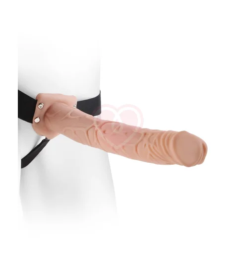 Фаллопротез Hollow Strap-On Flesh 29 см телесный фото 5