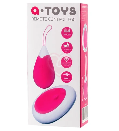 Мини вибратор с пультом ToyFa A-Toys фото 4