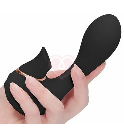 Вибратор с бесконтактной стимуляцией клитора Irresistible Mythical чёрный фото 4