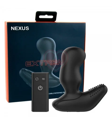 Массажёр простаты с пультом управления Nexus Revo Extreme чёрный фото 2