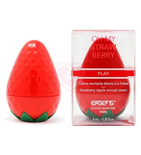 Крем для стимуляции сосков Exsens Oh My Strawberry Клубника 8 мл фото 3