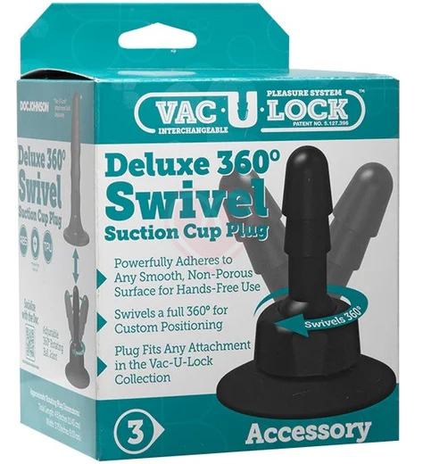Фиксирующийся плаг для насадок Vac-U-Lock Deluxe 360° Swivel фото 6