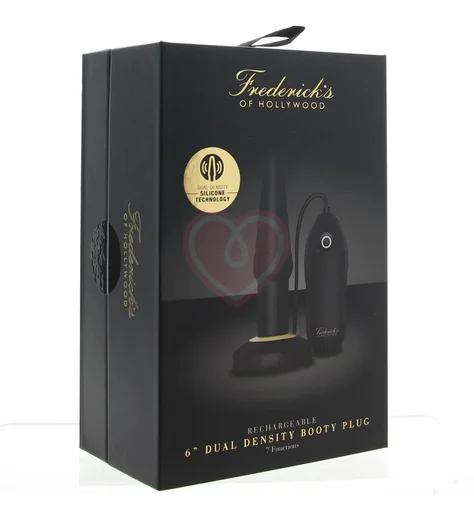 Анальная вибропробка с пультом Fredericks черная фото 6