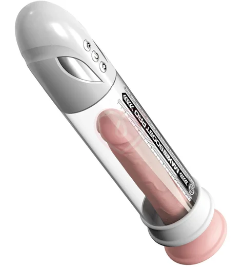 Мужская вакуумная помпа с режимом всасывания Max Boost Pro Flow белая фото 4