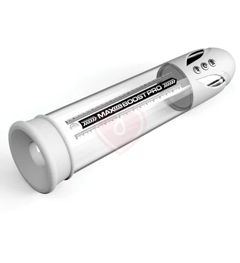 Мужская вакуумная помпа с режимом всасывания Max Boost Pro Flow белая фото 5