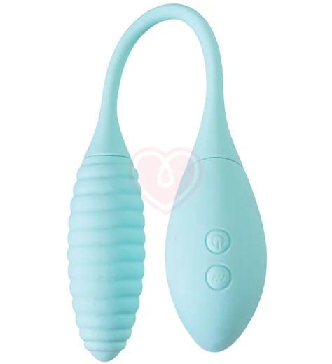 Вакуумно-волновой стимулятор и яйцо-пульсатор Jos Roow голубой фото 4