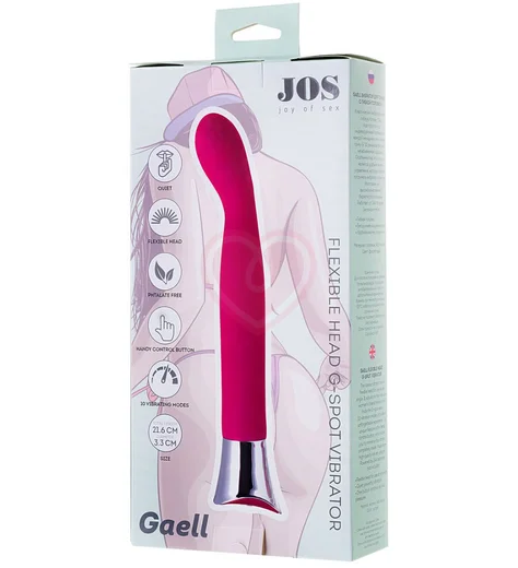 Вибратор со стимуляцией зоны G Jos Gaell розовый фото 6