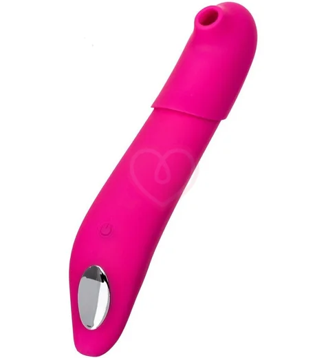 Вакуумно-волновой стимулятор с пульсацией для клитора и зоны G Jos Oscar розовый фото 3