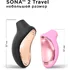 Клиторальный вакуумно-звуковой массажёр Lelo Sona 2 Travel розовый фото 5