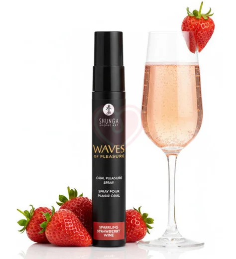Спрей для орального секса Shunga Waves of Pleasure Клубника и шампанское 20 мл фото 2
