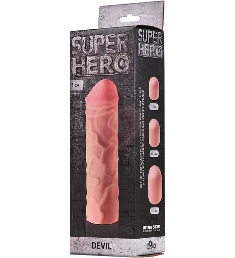 Насадка удлинитель Lola Games Super Hero Devil телесный фото 2