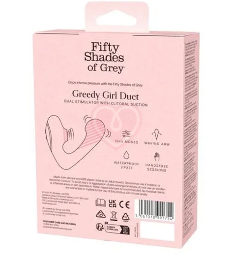 Вибратор для зоны G и клитора Fifty Shades of Grey Greedy Girl Duet фото 3