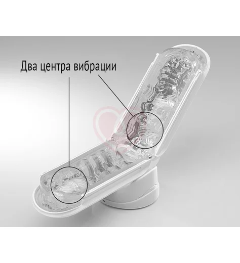 Мастурбатор с вибрацией Tenga Flip Zero EV белый фото 2
