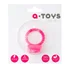 Виброкольцо со стимулятором клитора ToyFa A-Toys розовое фото 2