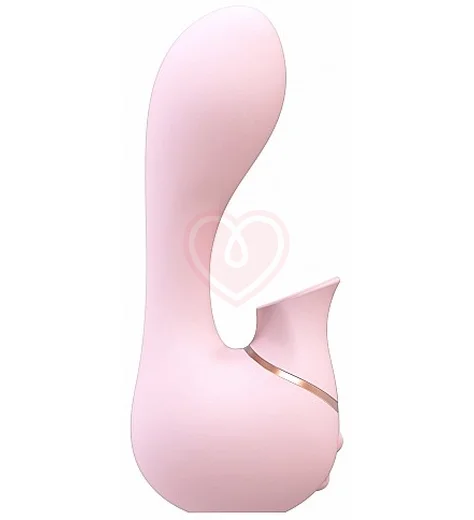 Вибратор с бесконтактной стимуляцией клитора Irresistible Mythical розовый фото 2