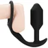 Утяжелённая анальная вибропробка с эрекционным кольцом b-Vibe Snug & Tug фото 3