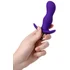 Анальная вибропробка A-Toys Vibro Anal Plug S фиолетовая фото 3