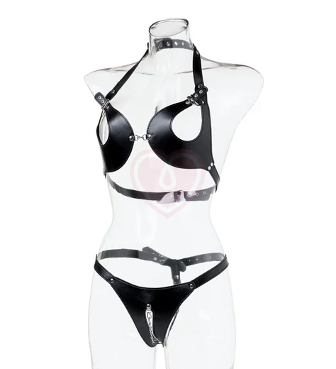 Комплект белья в стиле БДСМ ToyFa Theatre фото 5