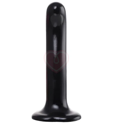 Фаллоимитатор с изгибом и присоской Strap-on-me M чёрный 18 см фото 4