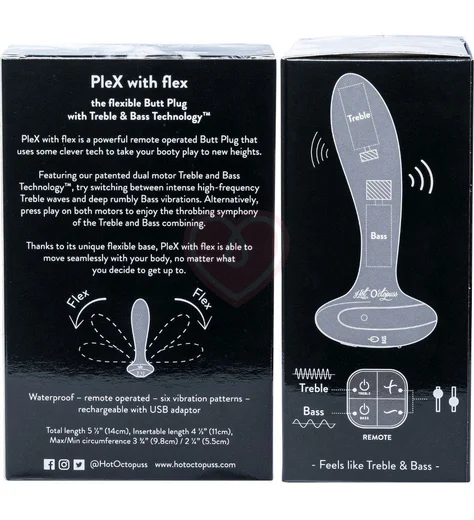 Анальная вибропробка Hot Octopuss PleX with flex с пультом управления фото 5