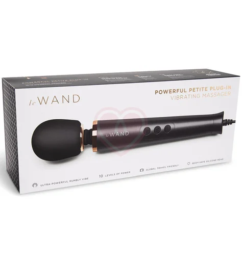 Проводной массажёр Le Wand Petite Plug-In черный фото 5