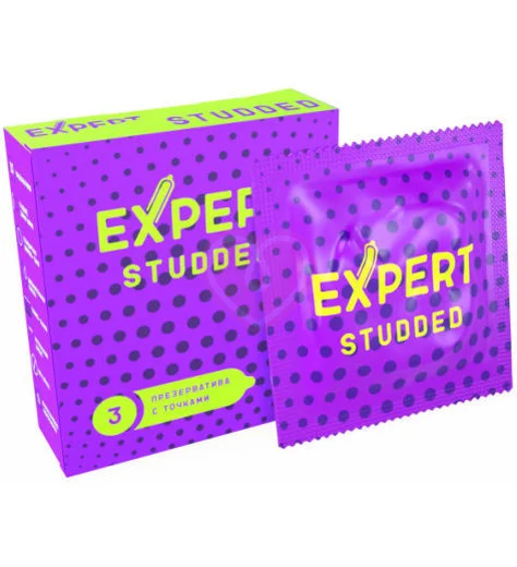 Точечные презервативы Expert Studded 3 шт фото 2