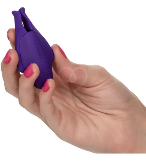 Зажимы на соски с вибрацией Nipple Play Nipplettes фиолетовые фото 2