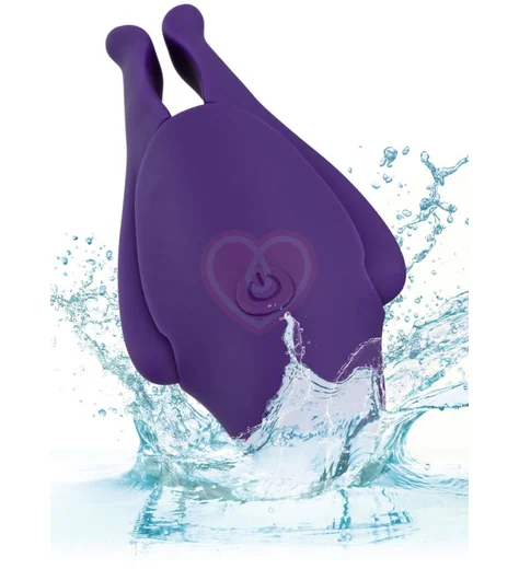 Зажимы на соски с вибрацией Nipple Play Nipplettes фиолетовые фото 3