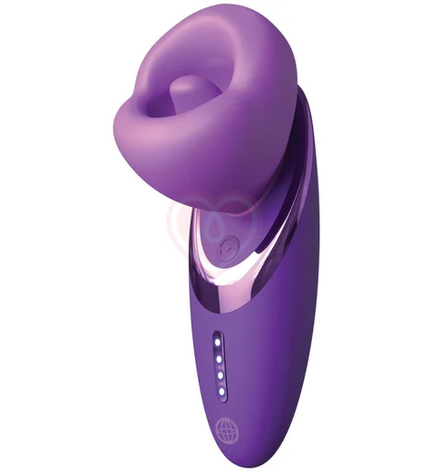 Стимулятор клитора с имитацией кунилингуса Pipedream Pleasure Sucker фиолетовый фото 1
