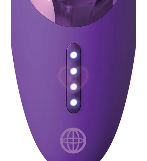 Стимулятор клитора с имитацией кунилингуса Pipedream Pleasure Sucker фиолетовый фото 3