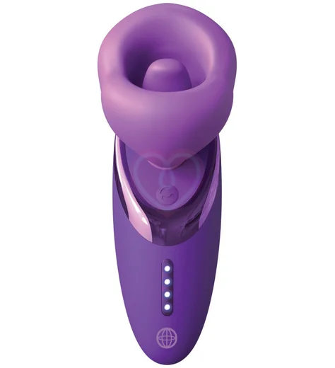 Стимулятор клитора с имитацией кунилингуса Pipedream Pleasure Sucker фиолетовый фото 4