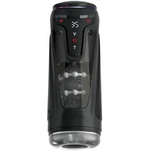 Автоматический мастурбатор с вибрацией и нагревом Pipedream Moto-Bator Pro чёрный